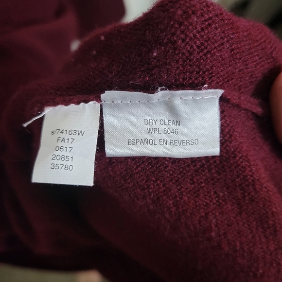 Charter Club Women's 100% Cashmere Shirttail Sweater in Crantini, Size 3X - Picture 4 of 4